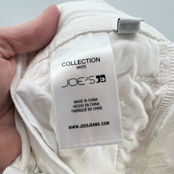 NWT Joe's Jeans The Addison White Wide Leg Linen Blend Pants Women's 26 $198 - Picture 11 of 12